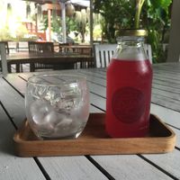 Probiotic sparkling water at Define Bakery and Eatery in Denpasar