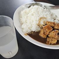 Black Pepper mock Chicken rice at Mummy Yummy in East Singapore