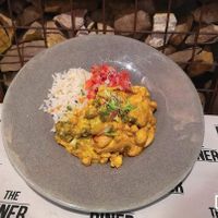 Vegan curry at The Diner  in Krugersdorp