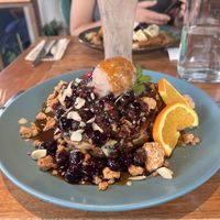 Blueberry pancakes  at Ver De in Puerto Princesa