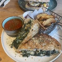 Pesto cheese toastie  at Ver De in Puerto Princesa
