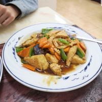 Tofu especial de la casa at El Chino Misterioso in Bilbao