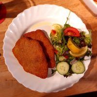 Vegan schnitzel at Café de Post in Midwoud