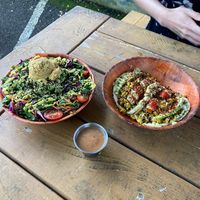 Breakfast tacos and mock-tuna bowl at Leahi Health in Koloa