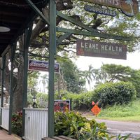 Signage at Leahi Health in Koloa