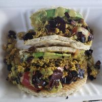 Breakfast tacos at Leahi Health in Koloa