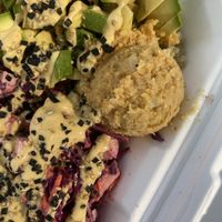 Beet poké  at Leahi Health in Koloa