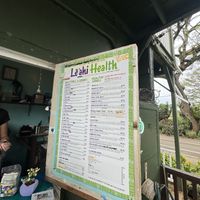 Menu   at Leahi Health in Koloa