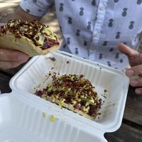 Beet tacos  at Leahi Health in Koloa