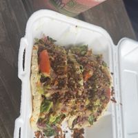 Berry dream smoothie and Baja tacos   at Leahi Health in Koloa