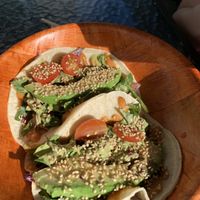 Spinach avocado tacos at Leahi Health in Koloa