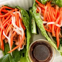 #11 - fried tofu with a sweet miso teriyaki sauce  at Bánhwich in Lincoln