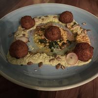 falafel and hummus starter   at Walt Disney World - Jungle Navigation Co Skipper Canteen in Lake Buena Vista