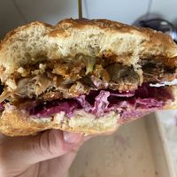 Nashville lions mane sandwich  at Far West Fungi in Santa Cruz