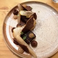 Pear chocolate at Locafé in Grenoble