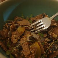 Main course at Locafé in Grenoble