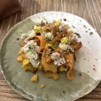 Polenta starter  at Locafé in Grenoble