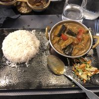 Curry with rice  at Joshore Road in Toulouse
