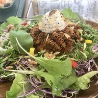 Delicious and filling! 100% vegan :-) at Elly's Cafe in Onna