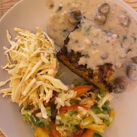 Babka ziemniaczana I surówki  at Kuchnia Czerwony Rower in Warsaw