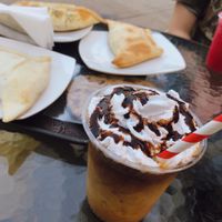 Frappé mocha  at La Converseria in Santiago