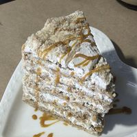 Torta Panqueque LUCUMA Manjar at La Converseria in Santiago