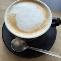 Double caramel macchiato   at La Converseria in Santiago