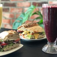 Various sandwich options to choose vegans
 at La Converseria in Santiago
