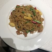 spaghetti  at Sook Sathorn - Silom in Bangkok
