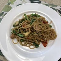 spicy spaghetti  at Sook Sathorn - Silom in Bangkok