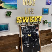 Inside at Sweet Creams in Honolulu