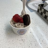 Nondairy Soy base with Oreos  at Sweet Creams in Honolulu