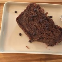 Chocolate banana bread at Hélou Sushi House in Paris