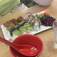 Sushi platterr  at Hélou Sushi House in Paris