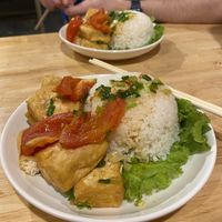 Tomato tofu   at Huong Viet in Hanoi