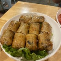 Fries spring rolls  at Huong Viet in Hanoi