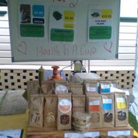 Vital Greens at Mullumbimby markets at Raw Ecstasy in Byron Bay