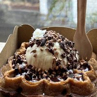 Chocolate lady (vegan)  at Otto Waffle Atelier in Bruges