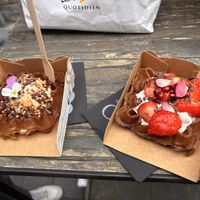   at Otto Waffle Atelier in Bruges
