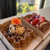   at Otto Waffle Atelier in Bruges