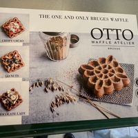   at Otto Waffle Atelier in Bruges