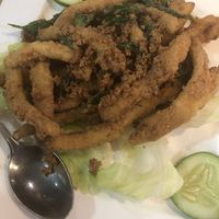Mushroom rings  at Nature's Vegetarian Restaurant in Petaling Jaya