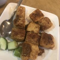 Cinnamon tofu  at Nature's Vegetarian Restaurant in Petaling Jaya