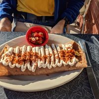 Breakfast burrito at Portia's Diner in Clintonville