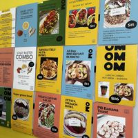 Menu   at Om Juice Bar in New York City