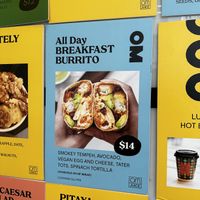 My wrap, delicious!  at Om Juice Bar in New York City