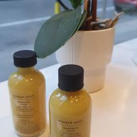 Ginger shot at Om Juice Bar in New York City