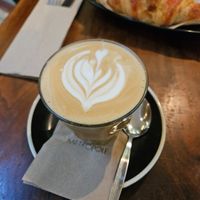 Oat latte decaf at Metropole QVB in Sydney