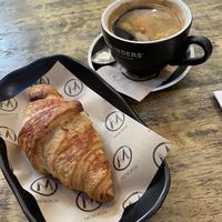 Raspberry croissant   at Metropole QVB in Sydney