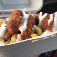 Buffalo Chik’n Mac Bowl at Compton Vegan in Carson